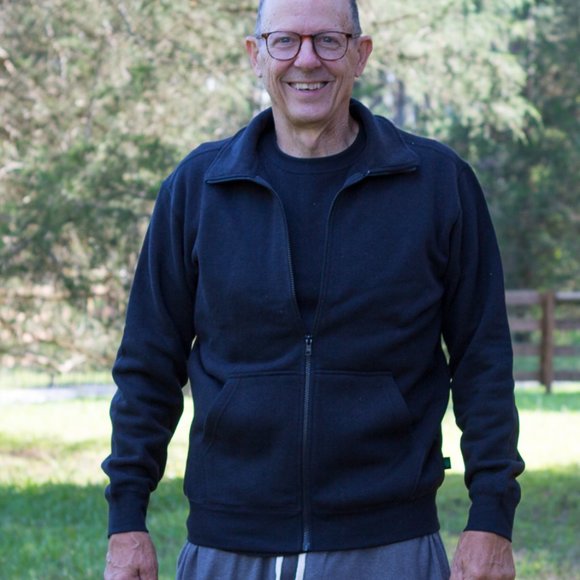 Men's Hemp Zip Fleece Jacket - Picture 2 of 13
